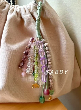 豆蔻满愿包挂件新中式包包挂件小众手作车载挂件挂饰车挂女生礼物