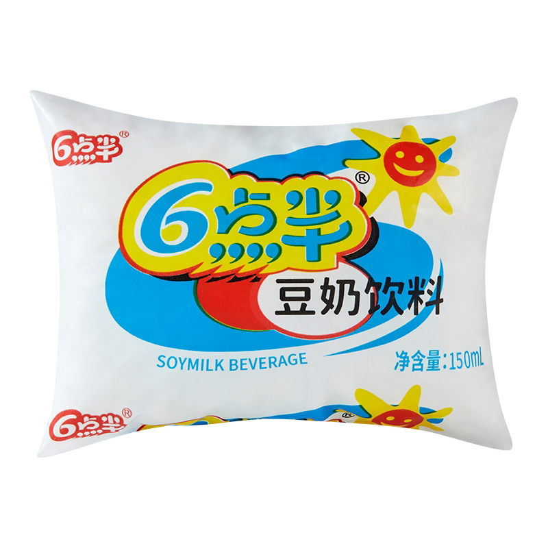 6点半经典小袋装豆奶150mLx28袋/箱植物蛋白饮料早餐