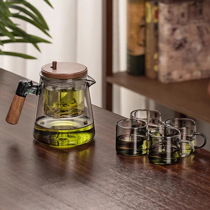 飘逸杯茶壶煮茶器家用2026新款茶水分离器玻璃内胆耐热茶具泡茶壶