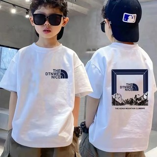 儿童短袖帅气t恤夏季纯棉2025新款中大童时髦透气男童百搭上衣潮