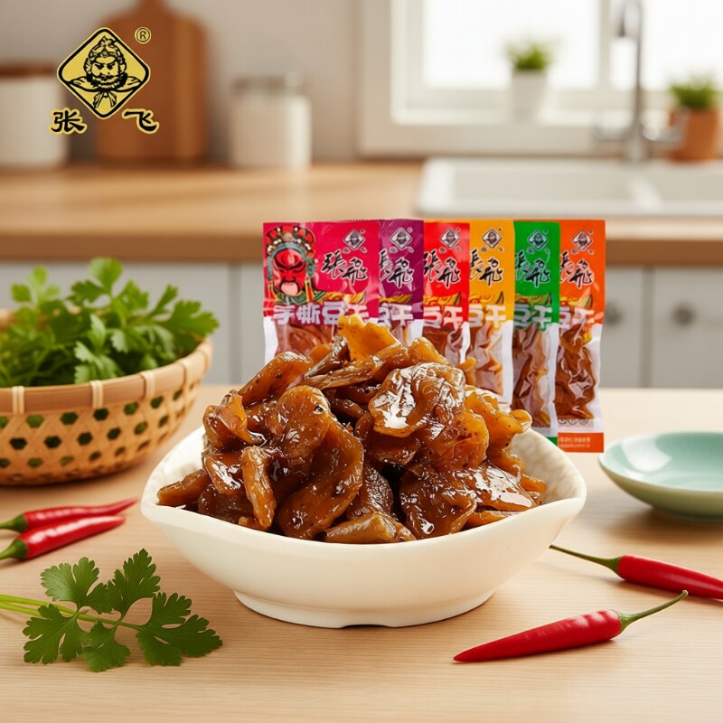 张飞手撕豆干四川特产小包装豆腐干素肉休闲解馋零食小吃麻辣辣味