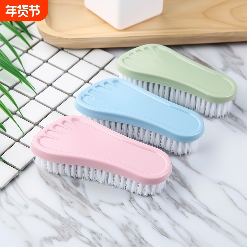 脚丫板刷家用软毛洗衣刷清洁刷塑料多功能洗鞋刷可爱衣服刷小刷子,居家日用,鞋刷/鞋擦,淘宝优惠券,粉丝福利购,淘宝优惠卷