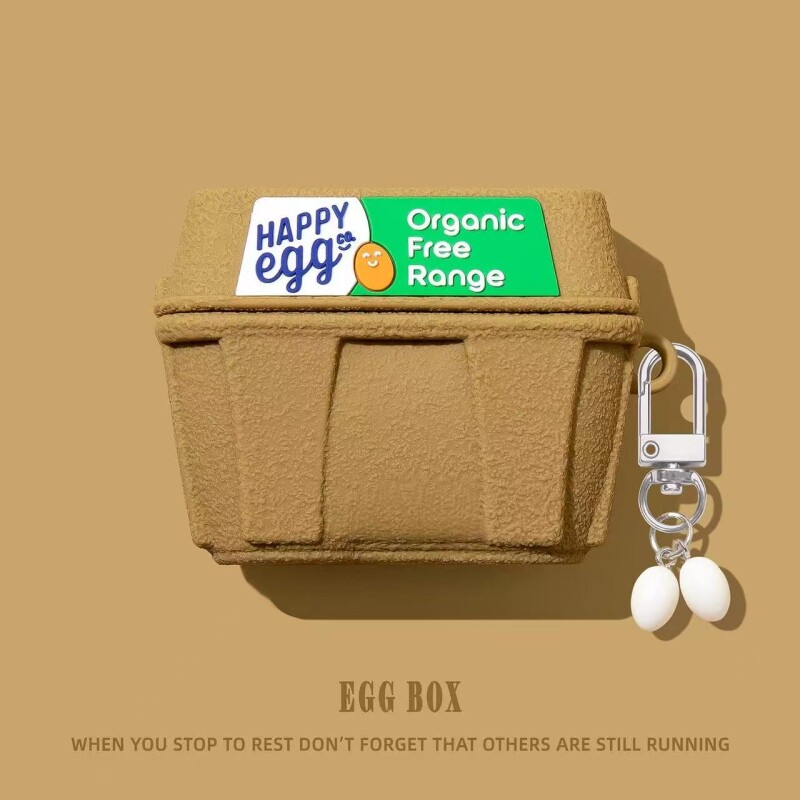 鸡蛋盒适用airpodspro2保护套airpods4保护壳3苹