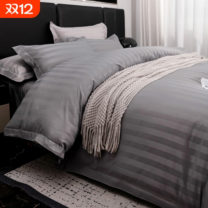 民宿床上用品四件套宾馆酒店床