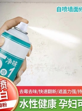 墙面自喷漆白色乳胶漆墙壁修复家用室内补墙修补补墙膏防霉防潮