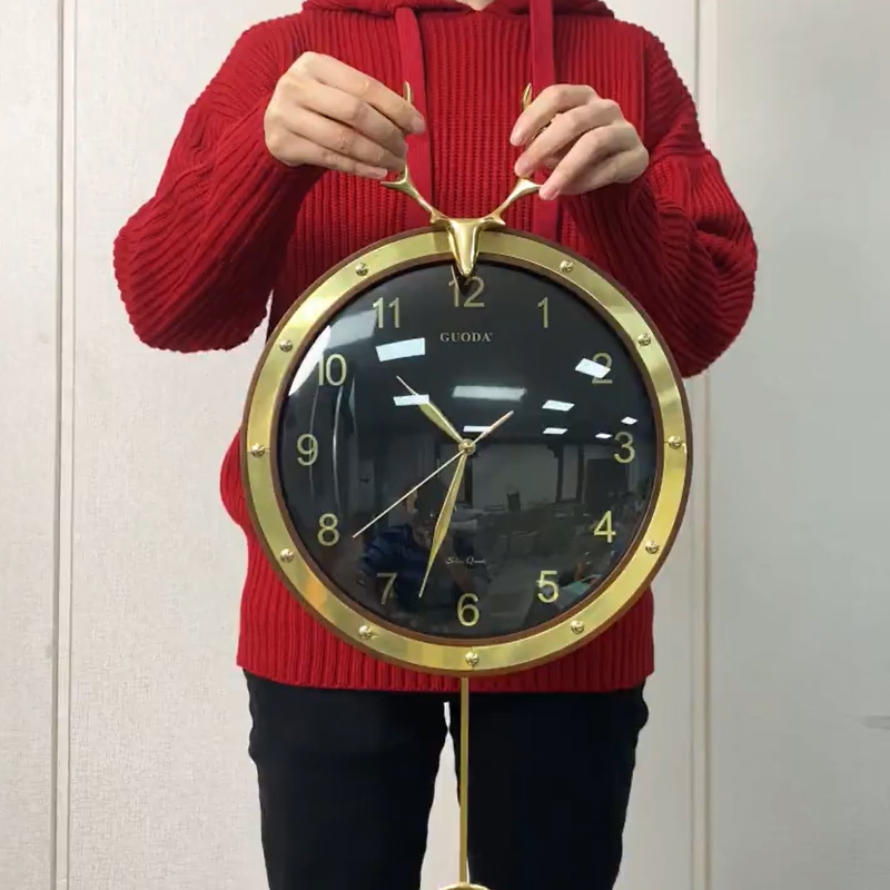 【静音扫秒走时】轻奢挂钟