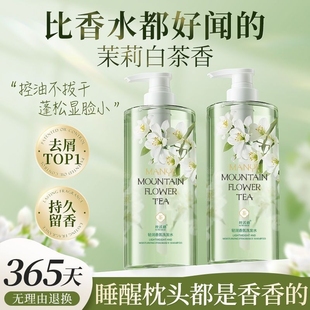 去屑洗发水蓬松沐浴露洗发露大容量香氛山茶花止痒持久留香控油