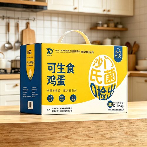 可生食鲜鸡蛋康大营养健康鸡蛋无沙门氏菌品质30枚礼盒装新鲜谷物
