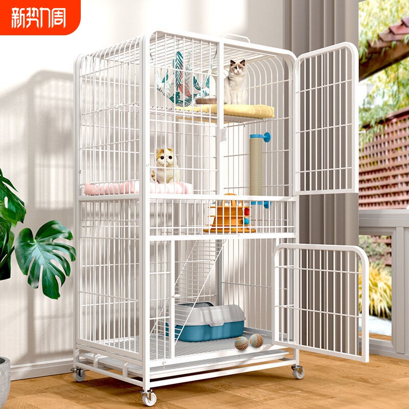 简易猫笼巨猫笼特大号猫笼猫咪窝房子猫舍小型号两层三层猫别墅