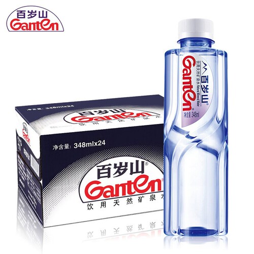 百岁山饮用天然矿泉水1L*15瓶