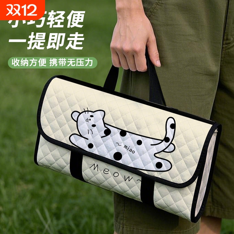 加厚野餐垫防潮垫加大防水户外地垫超声波露营垫公园草坪帐篷垫子