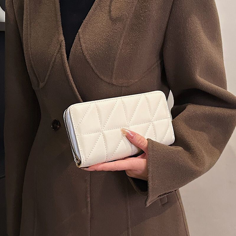 钱包女长款时尚洋气大容量皮夹手抓包女手拿包拉链手机包零钱包