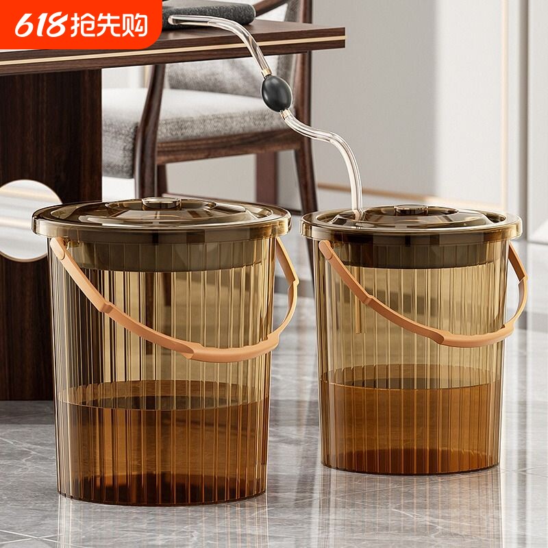 茶水桶茶渣分离过滤排水桶茶道茶台垃圾筒功夫茶具配件家用废水桶