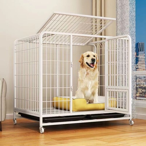 家用大型狗笼子中型犬大型犬泰迪金毛小型犬狗窝宠物狗折叠带厕所