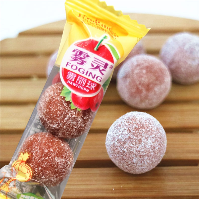 山楂球雪丽球糖丸条糕果丹皮果脯制品酸甜零食独立小包装散装