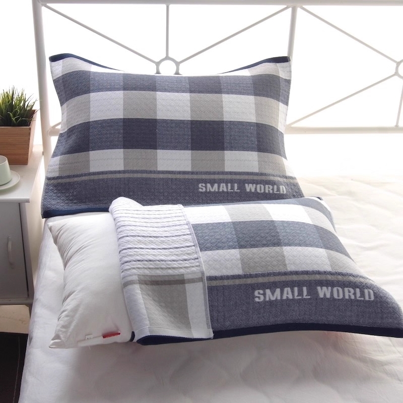 棉枕巾枕头巾一对装纱布加大加厚四季学生男成人情侣盖巾吸汗枕套