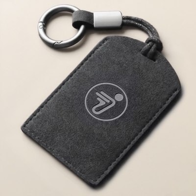 九号电动车卡片翻毛皮钥匙套B30c/B80/C60N70c遥控器NFC感应包9号