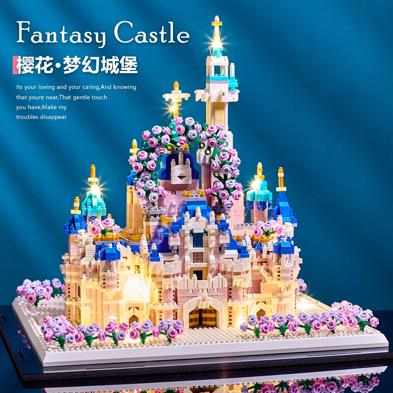 女孩系列城堡积木拼装玩具迪士2025新款尼9女生10礼物8到兼容乐高
