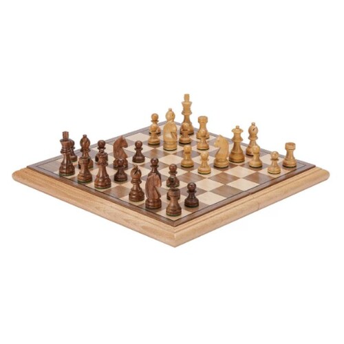 Chessshop进口折叠日耳曼骑士专业比赛用实木国际象棋儿童成人