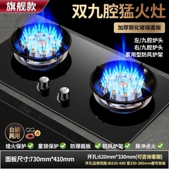 樱花仙子燃气灶双灶家用天然气灶台嵌入式液化气猛火炉定时煤气灶