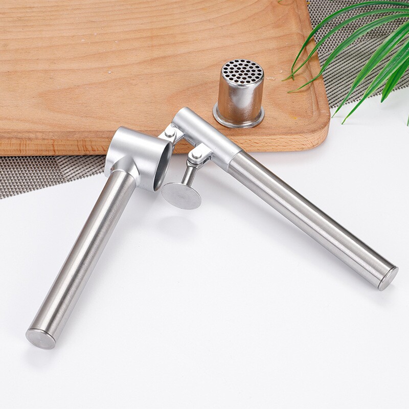直销厨房用品 高档手动压蒜器 锌合金压蒜器多功能家用蒜泥器