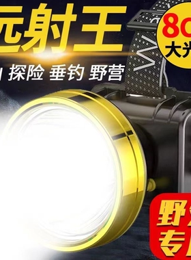 公牛适用LED头灯强光超亮头戴式手电筒户外家用远射矿灯防水感应
