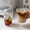 透明玻璃杯高颜值美式手冲咖啡杯子冷饮果汁杯加厚敞口饮品杯家用