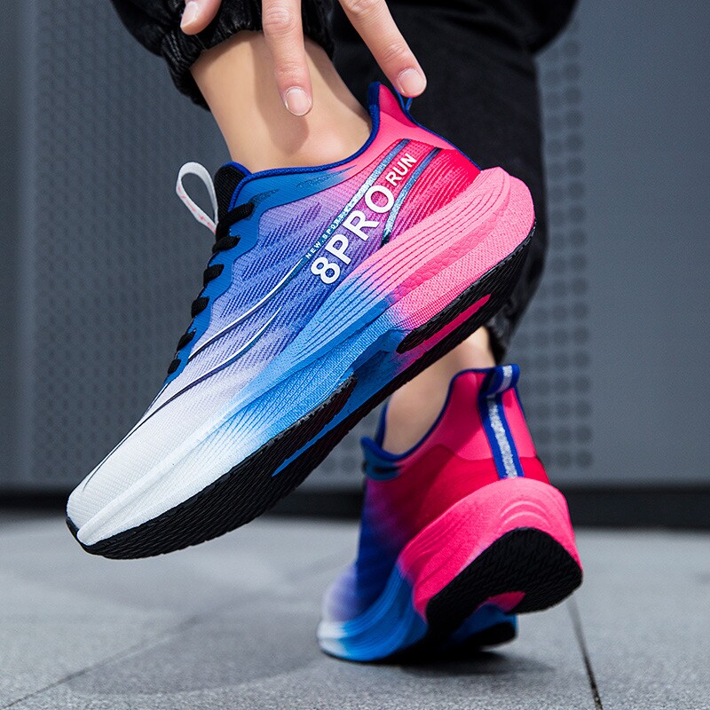 秋冬跑鞋男透气轻便女鞋耐磨防滑运动鞋情侣款跑步运动风低帮休闲