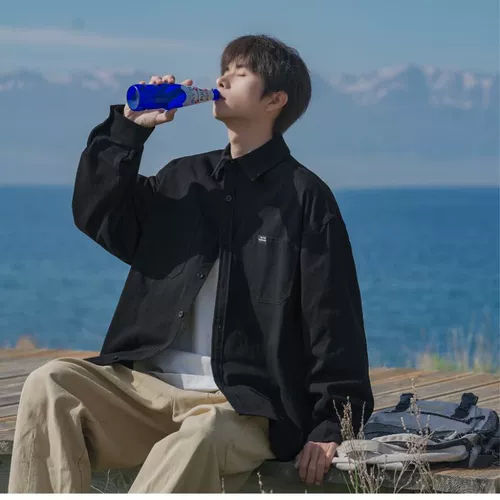 Японская черная униформа медсестры, осенняя ретро рубашка, куртка