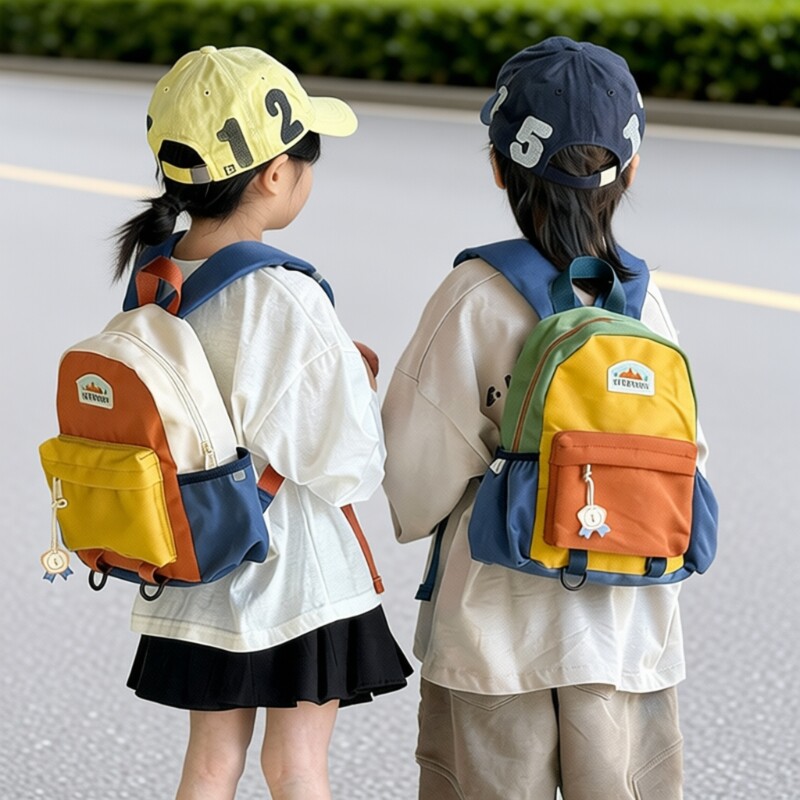 儿童双肩包轻便休闲小书包幼儿园男女童出游户外背包小童旅游超轻