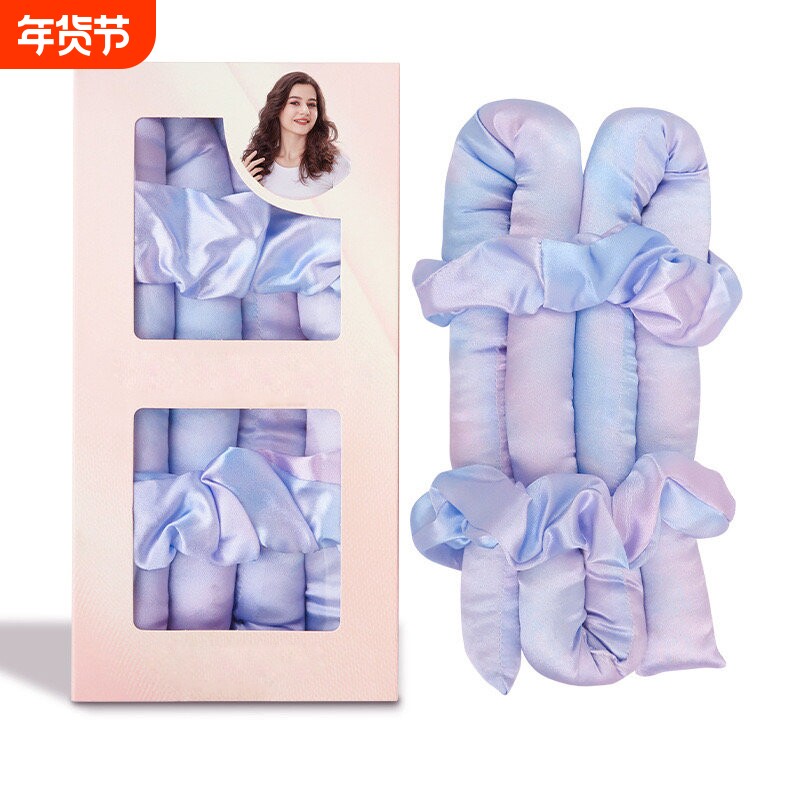 无热免烫卷发棒懒人卷发神器不伤发加粗大波浪卷发器睡眠头发定型