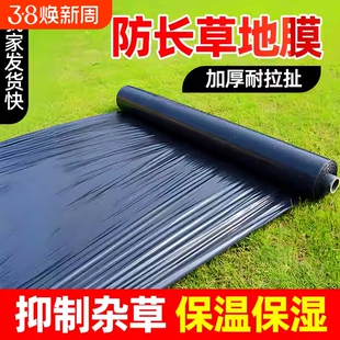 农用地膜种植防草保温保湿加厚塑料薄膜种菜专用白银黑地膜防草布