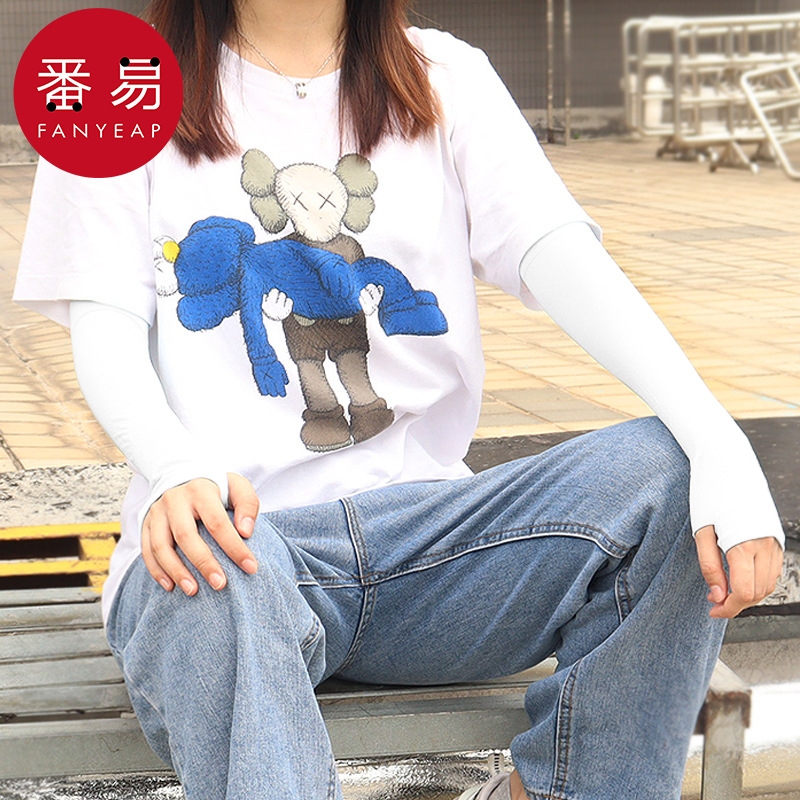 冰袖AB1sl001-冰袖防紫外线户外运动骑行夏季骑车摩托车男女