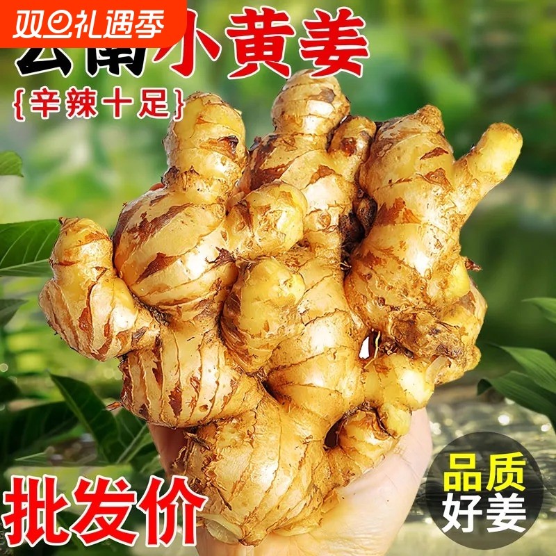正宗云南小黄姜整箱|千人回购