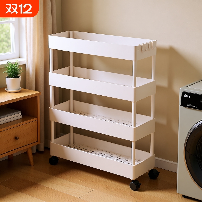 门后极窄置物架夹缝收纳神器