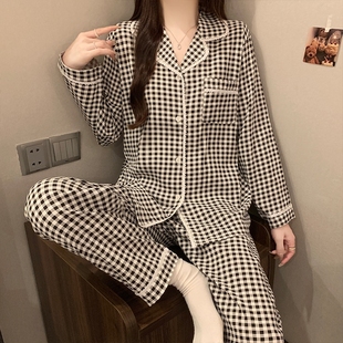 春秋季 云朵棉甜美高级感休闲女士可外穿家居服 睡衣女长袖 2025新款