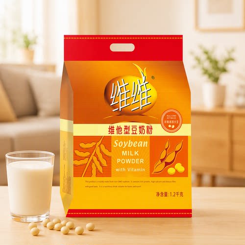 维维豆奶粉豆浆粉1200g送杯子独立包装营养早餐学生中老年高钙