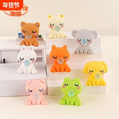 萌粒摆件环保树脂现货现发