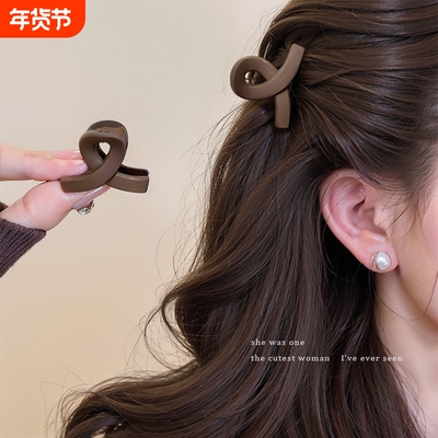 刘海小抓夹女发量少前额侧边发夹后脑勺2025新款半扎发小夹子头饰