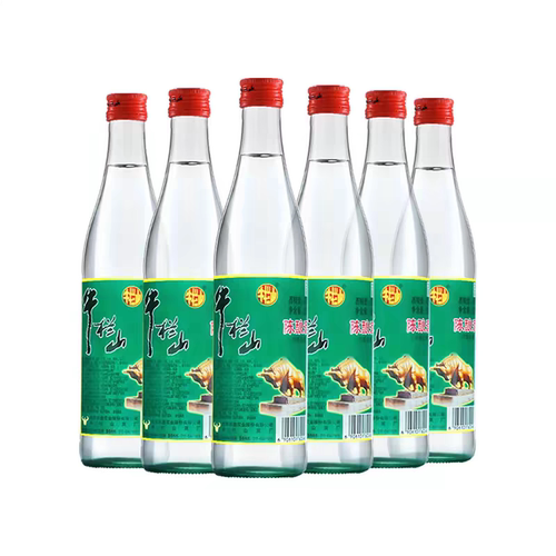 牛栏山陈酿白酒（白牛二）42度500ml*6瓶