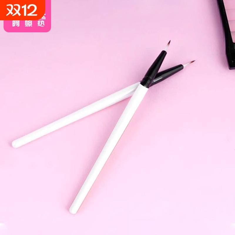 眼线刷AB1sl001-便携涂睫毛画眼线化妆小号刷子勾线笔斜扁平刷子