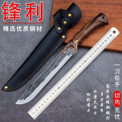 纯手工手工锻打菜刀家用厨具厨师剔骨分割切片切肉刀商用厨房刀具