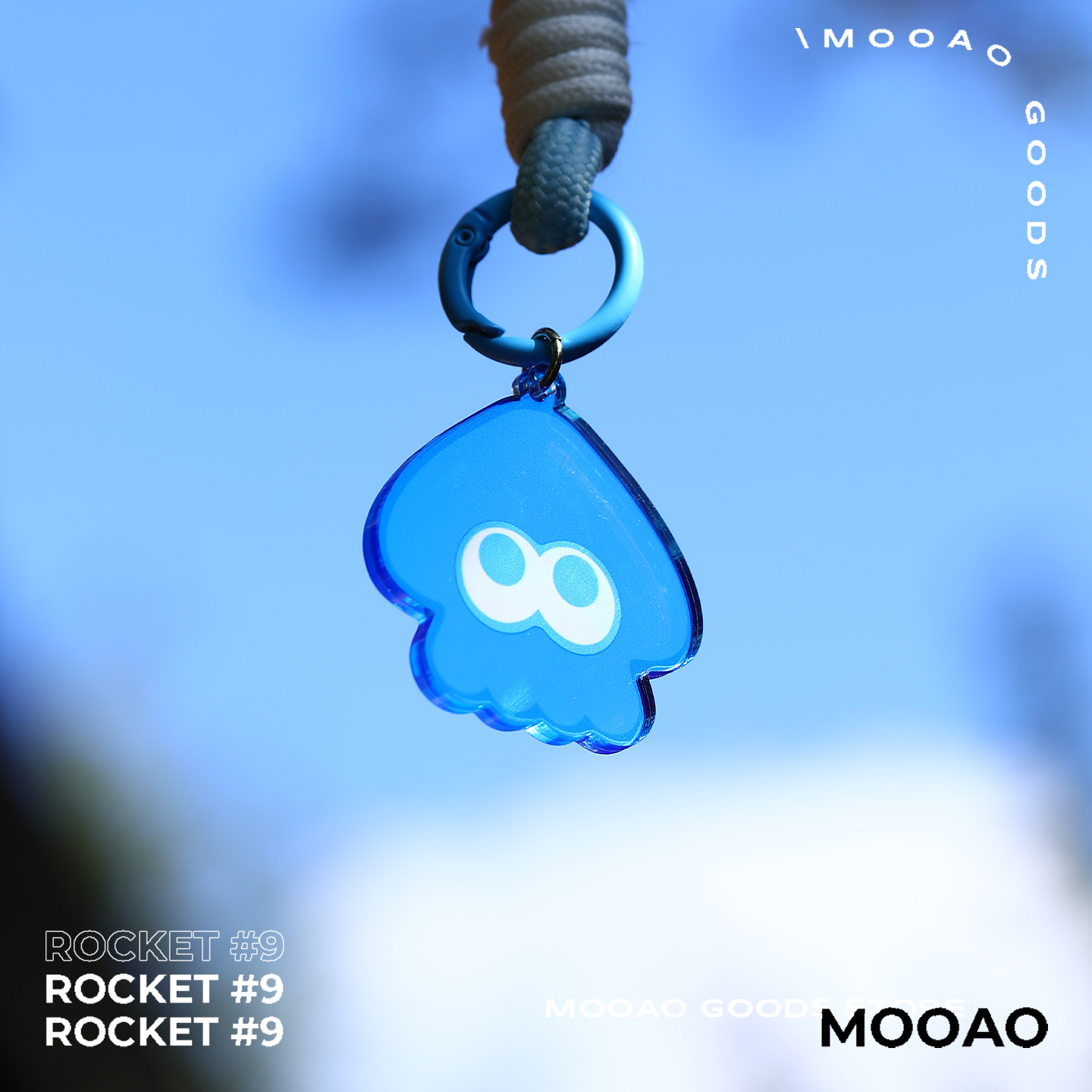 斯普拉遁3喷射战士鱿鱼乌贼挂件