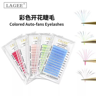 人造纤维一秒开花睫毛拉歌