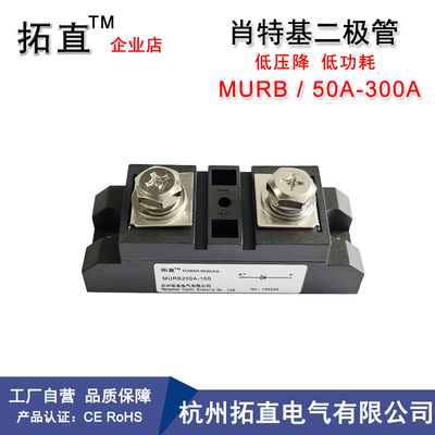 肖特基二极管MURB200A-100 50A100A150A200A300A 60V100VDC低功耗