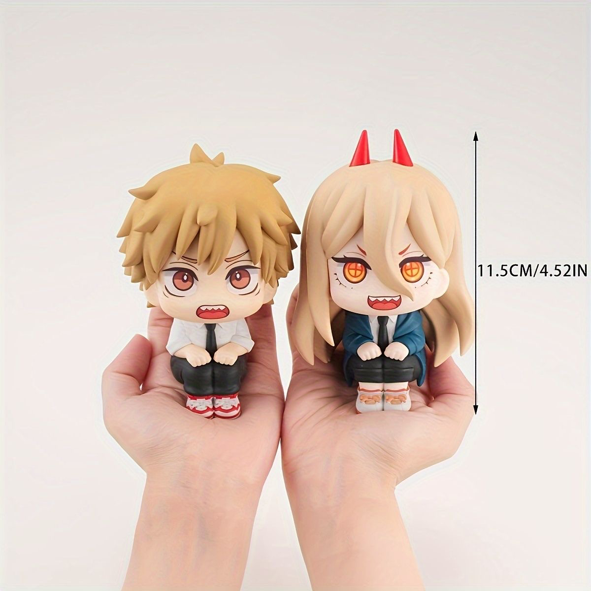 Q版可爱链锯人电锯人帕瓦电次大只公仔桌面机箱摆件送人可爱礼物