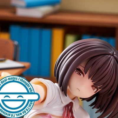 绝版货国产优质蹲姿约会美少女动漫摆件模型手办可拿配件