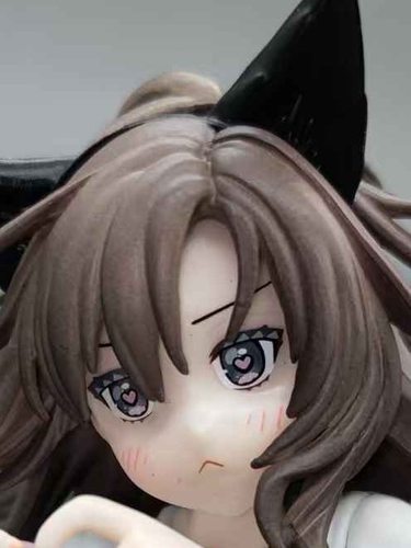 绝版稀有精品夜须奈绪猫耳跪姿整套盒装手办模型生日礼物猫娘玩偶