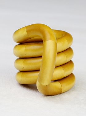 小叶黄杨实木扭扭乐解压檀木扭扭乐tangle盘玩神器红木手工品礼品