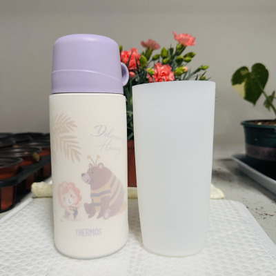 儿童保温杯吸管水杯保护套